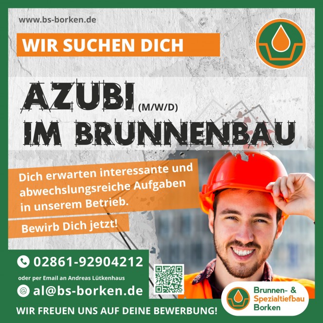 Vorschaubild Ausbildung zum Brunnenbauer (M/W/D)