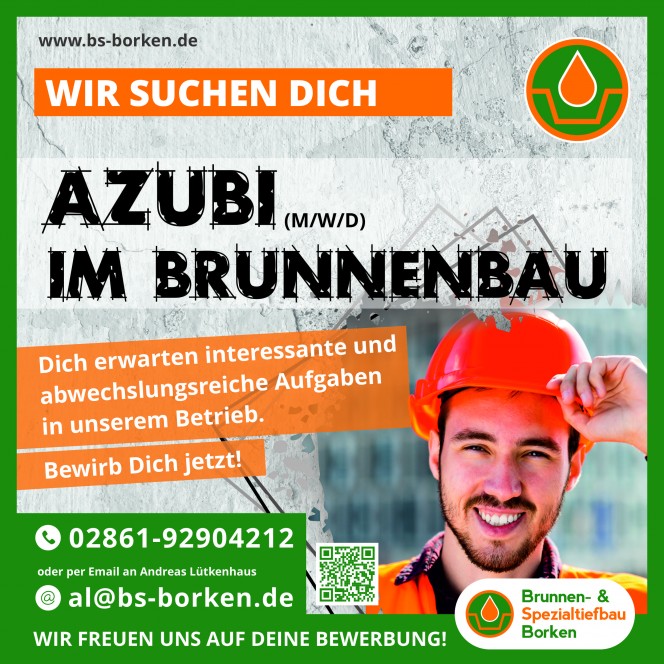 Vorschaubild Ausbildung zum Brunnenbauer (M/W/D)