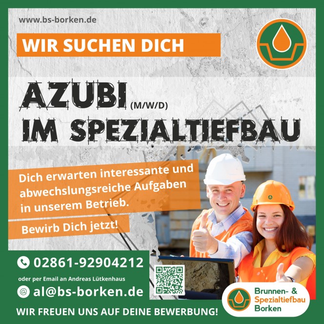 Vorschaubild Ausbildung zum Spezialtiefbauer (M/W/D)