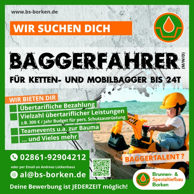 Vorschaubild Baggerfahrer (m/w/d)